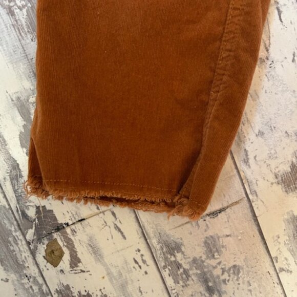 Mud Pie Rust Frayed Ankle Cords - Picture 3 of 6